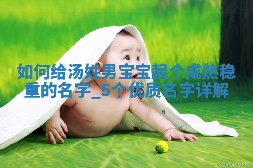 汤姓成熟稳重的男宝宝名字