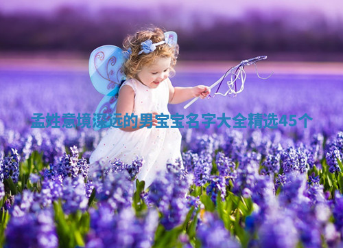 孟姓意境深远的男宝宝名字大全（精选45个）