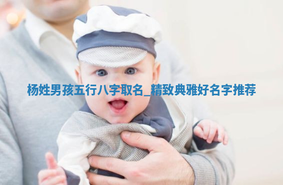 杨姓男孩五行八字取名：精致典雅好名字推荐
